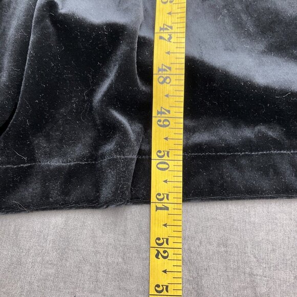 Cinema Exoile Robe Women 3XLarge Black Red Embossed Velour 1/4 Zip Long Soft VTG - Picture 11 of 13